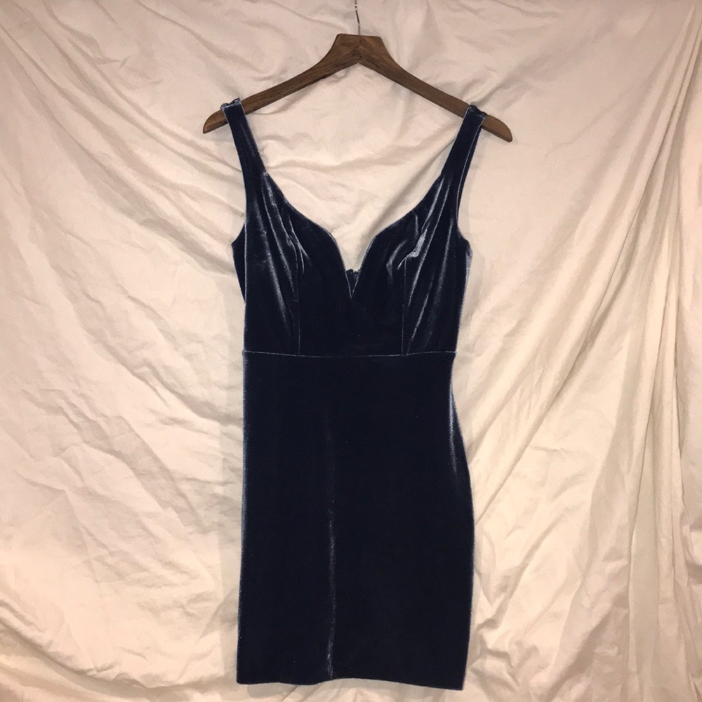 Express Velvet Mini Dress
